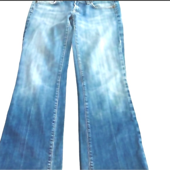 7 For All Mankind Bootcut Distressed Jeans 29 - Picture 4 of 5